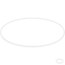 PLEXIGLAS® Zuschnitt 3-50cm - ovale Scheibe weiß