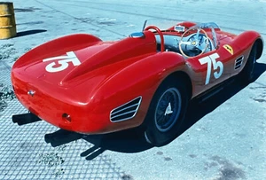 35MM Vintage Photo Slide Vintage Ferrari Racing Car 1977 - Picture 1 of 3