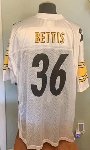 Jerome Bettis Pittsburgh Steelers Jersey XXL 2XL Reebok White Cover