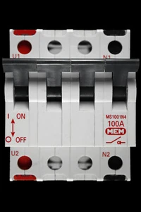 MEM 100 AMP SWITCH DISCONNECTOR MS1001N4 - Picture 1 of 6