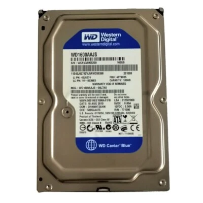Western Digital 160GB WD1600AAJS 7200RPM SATA 3.5" Desktop HDD Hard Disk Drive - Image 1 of 3
