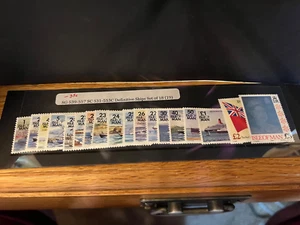 Isle of Man 1993-96 DEFINITIVES SHIPS SET OF 18 (out of 19) MNH, Sc 531 -553c - Picture 1 of 3