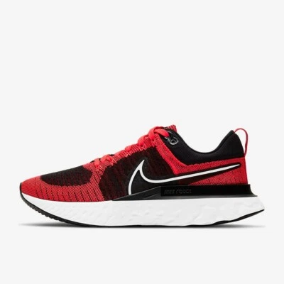 Nike React Infinity Run Flyknit 2 UK 6 EUR 40 Bright Crimson White Black CT2357  - Image 1 of 4