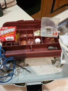 Fishing Tackle Misc With A Flambeau tackle box  - Picture 1 of 2