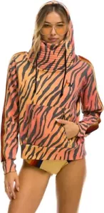 Felpa con cappuccio pullover Aviator Nation Tiger Ninja taglia large nuova con etichetta - Foto 1 di 6