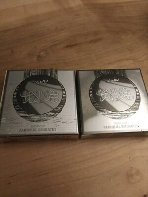 Bukhoor 40g Tablet Incense-2PACK Saffron Village- FAKHR AL EMIRATES - 2 pack NIB - Image 1 of 4