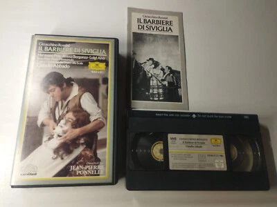 Rossini Il Barbiere Di Siviglia Claudio Abbado Berganza Prey - VHS Tape T3 - Bild 1 von 4