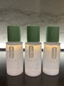 3x Clinique Clarifying Lotion Twice a Day Exfoliator 2 30ml/1oz Mini Lot of 3 - Picture 1 of 1