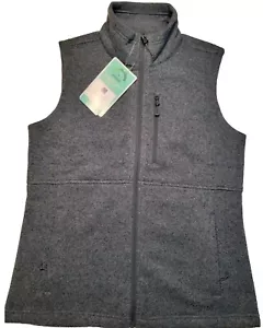 Marmot Women’s Drop Line Fleece Vest Color Steel Onyx Gray Sz Small FREE SHP $90 - Picture 1 of 11