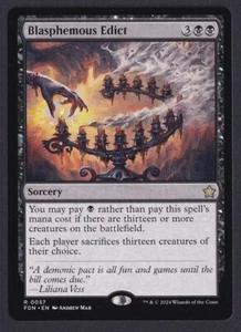 Blasphemous Edict - Magic: The Gathering Foundations (FDN) - Picture 1 of 2