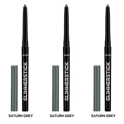 NEW Avon Glimmerstick Retractable Eyeliner - Saturn Grey 0.28 g / SET OF 3 - Image 1 of 4