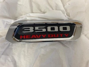 OEM 2019-2022 Ram 3500 Heavy Duty Right Passenger Side Front Hood Emblem Badge - Picture 1 of 2