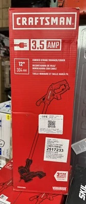 Craftsman CMEST900 Corded String Trimmer Edger 3.5 Amp 12” - NEW!! SHIPS FREE!! - Image 1 of 2