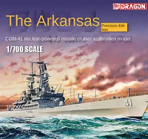 DRAGON 1/700 7124 USS Arkansas CGN-41 SHIP Assemble Plastic Models - Picture 1 of 1