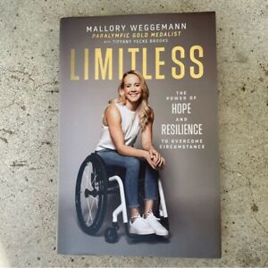 Mallory Weggemann grenzenloses Hardcover-Buch Kraft der Hoffnung/Resilienz zu überwinden