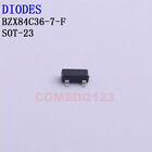 10PCSx BZX84C36-7-F SOT-23 DIODES Zener Diodes #W2