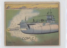 1941 Gum Inc Uncle Sam R157 Sailor Submarine Torpedo Practice #58 0l4h