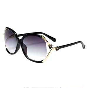 Damen Kurzsichtigkeit Brille großes Gestell Kurzsichtigbrille UV400 Sonnenbrille -0,5~6,0 - Bild 1 von 16