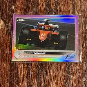 2022 Topps Chrome Formula 1 F1 Clement Novalak Pink Refractor 67/75 #140 - Bild 1 von 3
