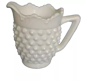 MINI CREMA VINTAGE FENTON BIANCO PIANO COTTURA VETRO LATTE BORDI PIZZICATI - Foto 1 di 3