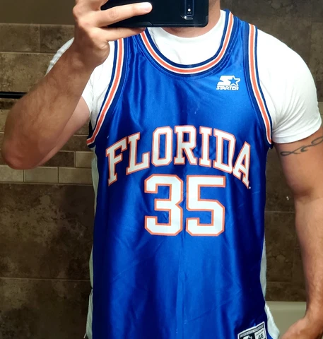 Starter Florida Gators Basketball Jersey shiny silky dazzle vintage Cover