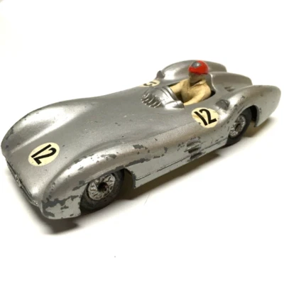 Crescent Toy Mercedes-Benz 2.5 Litre G/Prix Car "12" Silver Made in England - Image 1 of 4