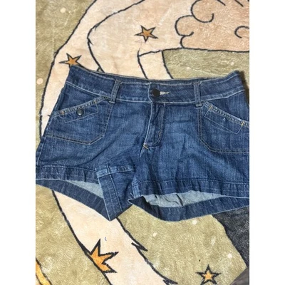 Pantalones Cortos de Jean Mossimo Supply Co. Azul Denim Para Mujer Informales Bolsillos Foto 1 de 4