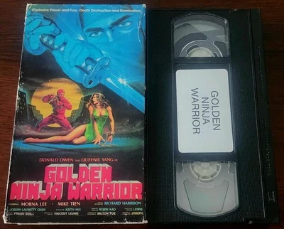 Golden Ninja Warrior VHS VERY RARE Seagulls Video P.R. IFD Godfrey Ho Joseph Lai - Image 1 of 4