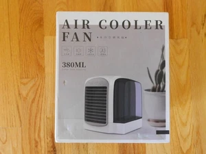 Mini Air Cooler Fan with 380ML Water Tank Portable USB Air Conditioner 3-Speed - Picture 1 of 1