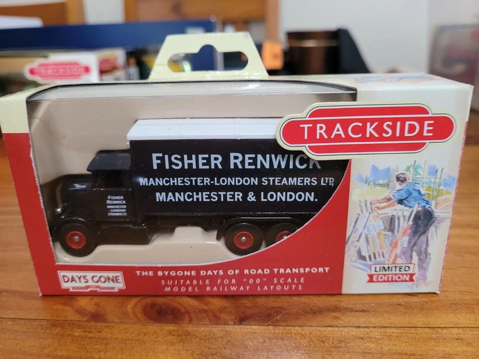 lledo days gone Trackside DG044029 Scammell 6 Wheel Box Van. Fisher Renwick ... - image 1 of 4