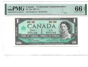 Canada "Centennial Commemorative" 1967 $1 PMG 66 EPQ - Picture 1 of 2