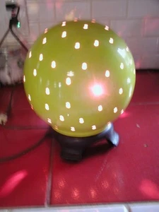 psychedelic 1960's light fixture ceramic globe celestial groovy hippie - Picture 1 of 7