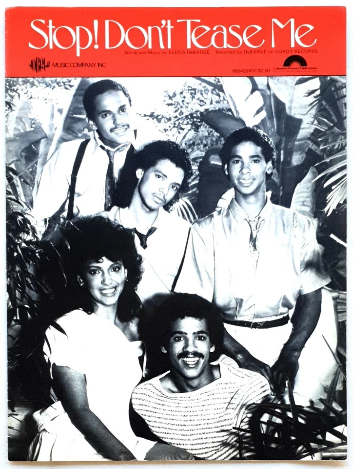 DeBarge - Stop! Don't Tease Me - 1982 Original USA Sheet Music - Image 1 of 1