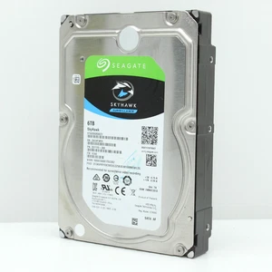 Disque dur Seagate Skyhawk 6 To 3,5" ST6000VX0023 7200 tr/min 256 Mo 6 Go/s cache vidéosurveillance - Photo 1/9