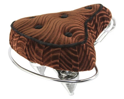 Asiento de terciopelo Beach Cruiser Lowrider bicicleta sillín picador bicicleta 5 botones polo sillín Foto 1 de 4