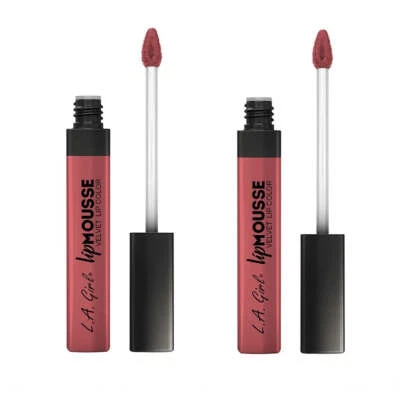 Pack de 2 L.A. Mousse de labios de terciopelo para niña color de labios, Squad GLC781 Foto 1 de 4