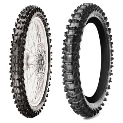 PAAR MOTORRADREIFEN PIRELLI 70/100-19 MX32 MID S + 110/90-19 MX S - Bild 1 von 4