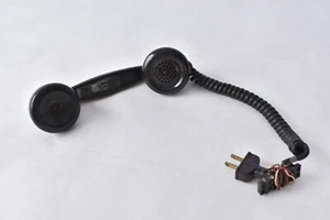 Auricular de teléfono eléctrico occidental vintage Bell System con cable de cable - Imagen 1 de 7