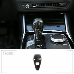 Carbon Fiber Style Gear Shift Head Knob Trim for BMW 3 Series G20 G28 2019-2021 - Picture 1 of 7