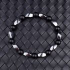 Bracelet de perles hématite, agate noir mat, sur mesure pour Homme femme enfant