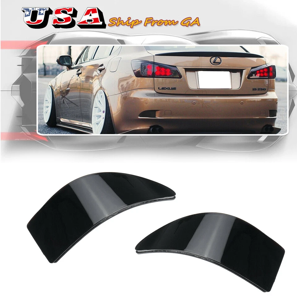 Kit de carcasa de luces antiniebla traseras con señal de freno trasero ahumado para 06-13 Lexus IS250 IS350 Foto 1 de 4