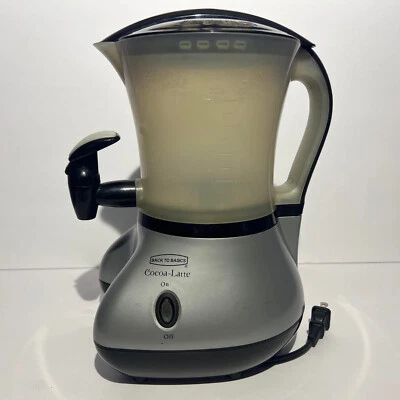 Back to Basics Cocoa Latte Hot Drink Maker CM300BR Silver - TESTED - Image 1 of 4