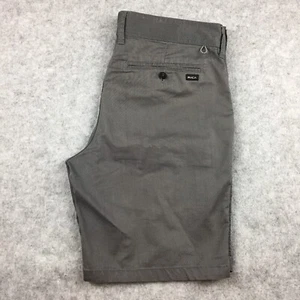 RVCA Classic Non-Stretch Bermuda Shorts, Men's 31 (Grey) - Picture 1 of 7