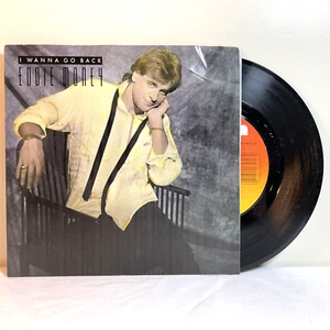 EDDIE MONEY: I WANNA GO BACK / BROKEN DOWN CHEVY (1986) Vinyl 45 RPM Pop - Picture 1 of 5