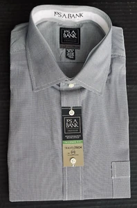 Jos. A. Bank Travel Tech Tailored Fit Hemd Stretch Größe 18,5-34 - Bild 1 von 8