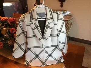 Classiques Entier from Dillards brand new without tag olive green and cream blaz - Picture 1 of 3