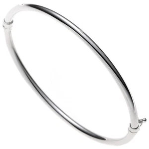 JOBO Armreif Armband oval 585 Gold Weißgold Goldarmreif Goldarmreif Steckverschl - Picture 1 of 1