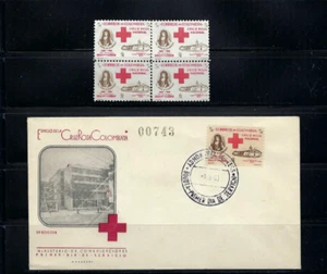''RED CROSS OF  COLOMBIA.- STA.  LUISA DE MARILLAC  CENT.   1660- 1960 - Picture 1 of 1
