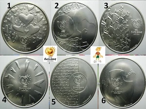 All 8 Euros Silver Unc Coin 2003 2004 Portugal UEFA euro 2004 cup Please Read!!! - Picture 1 of 1