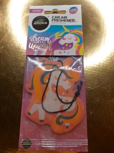 Aroma Car Air Freshener Gatsby Dream Like A Unicorn Hanging Card X2 New - Picture 1 of 2